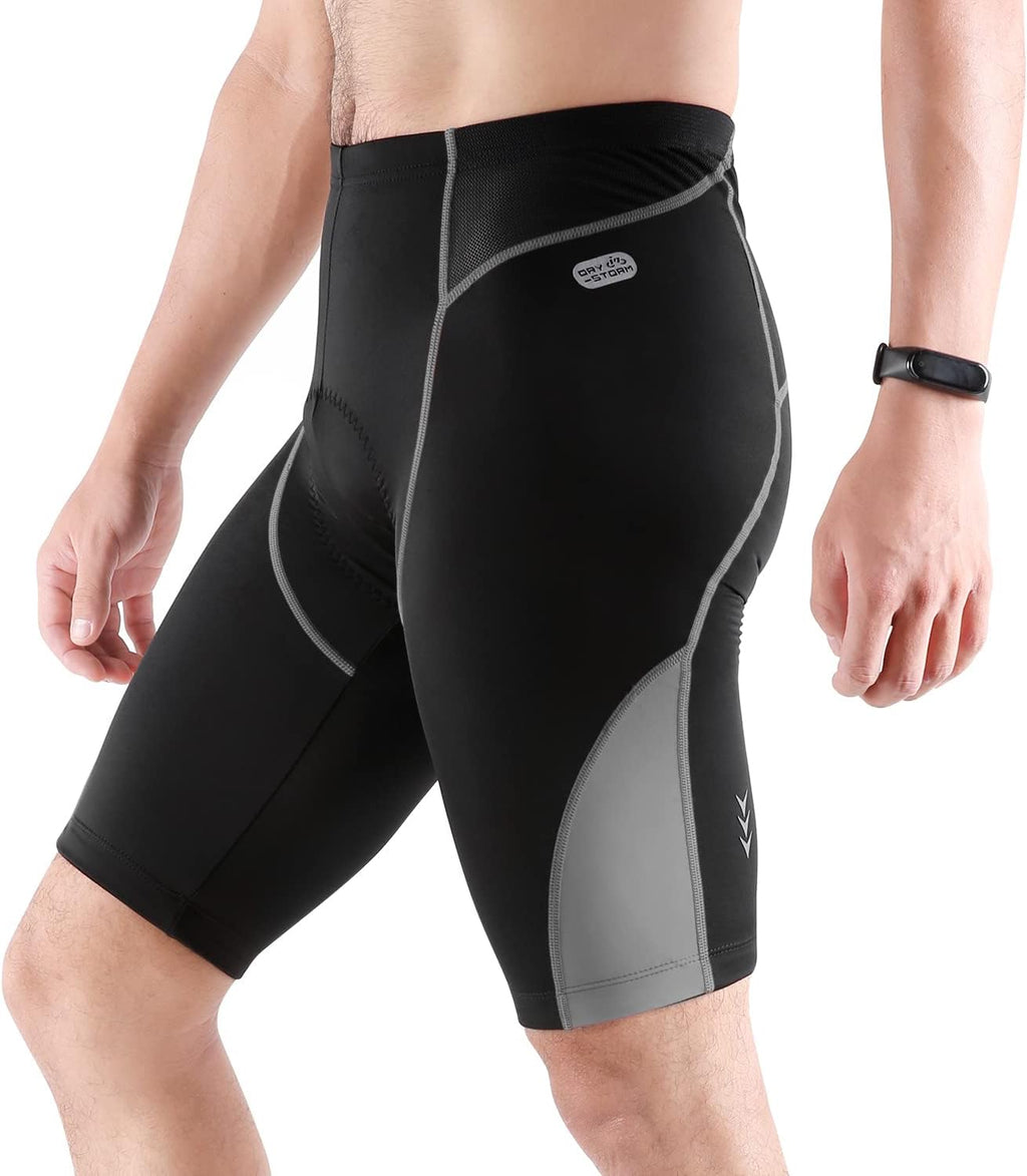 Grey 3D Padded Cycling Shorts H9516