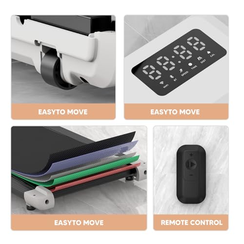 Walking Pad Treadmill with Remote Control and LED Display Q20512