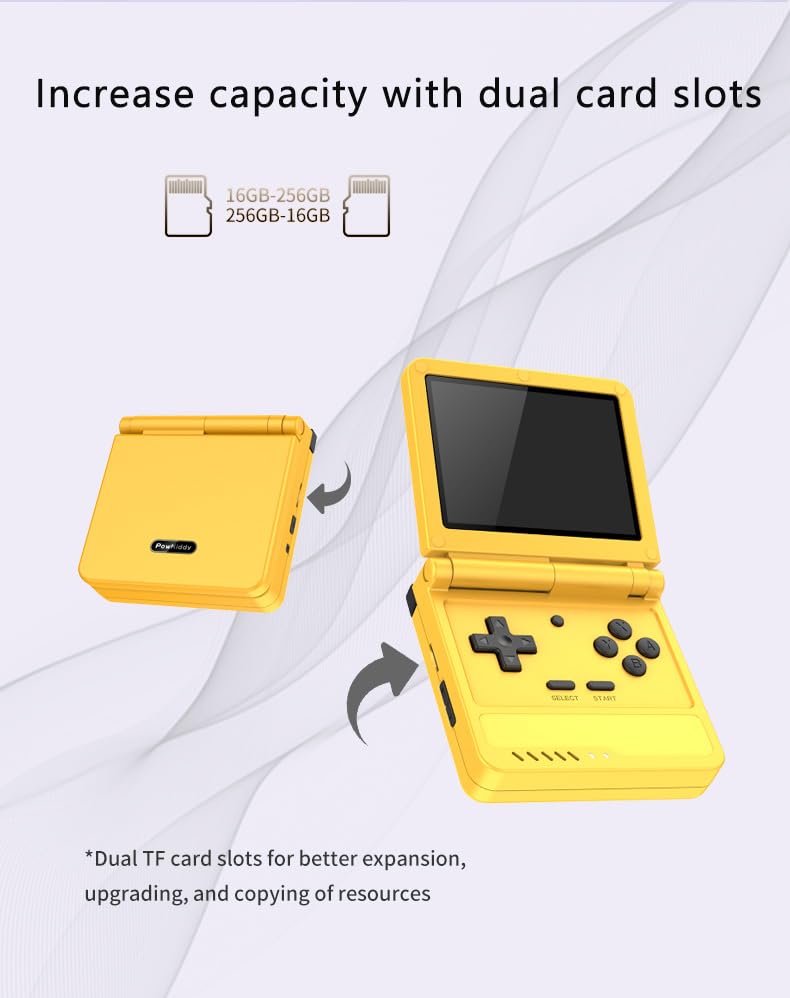 Transparent Black Retro Handheld Console A32807