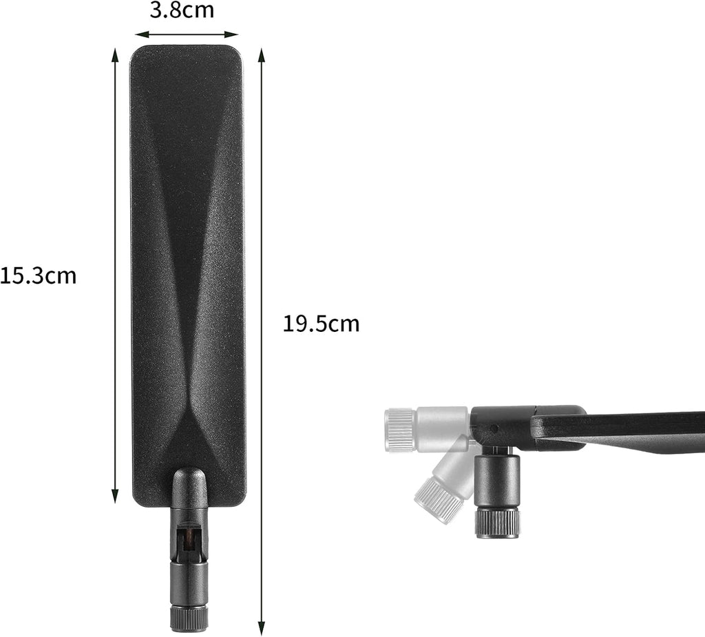 9dBi SMA Male Cellular Dipole Antenna (2-Pack) L28488