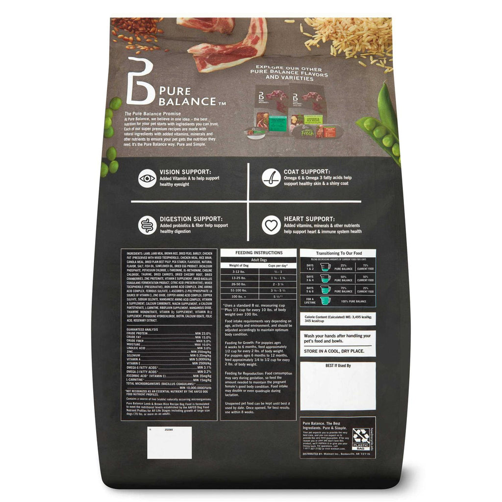 Lamb & Brown Rice Recipe Dry Dog Food A1369