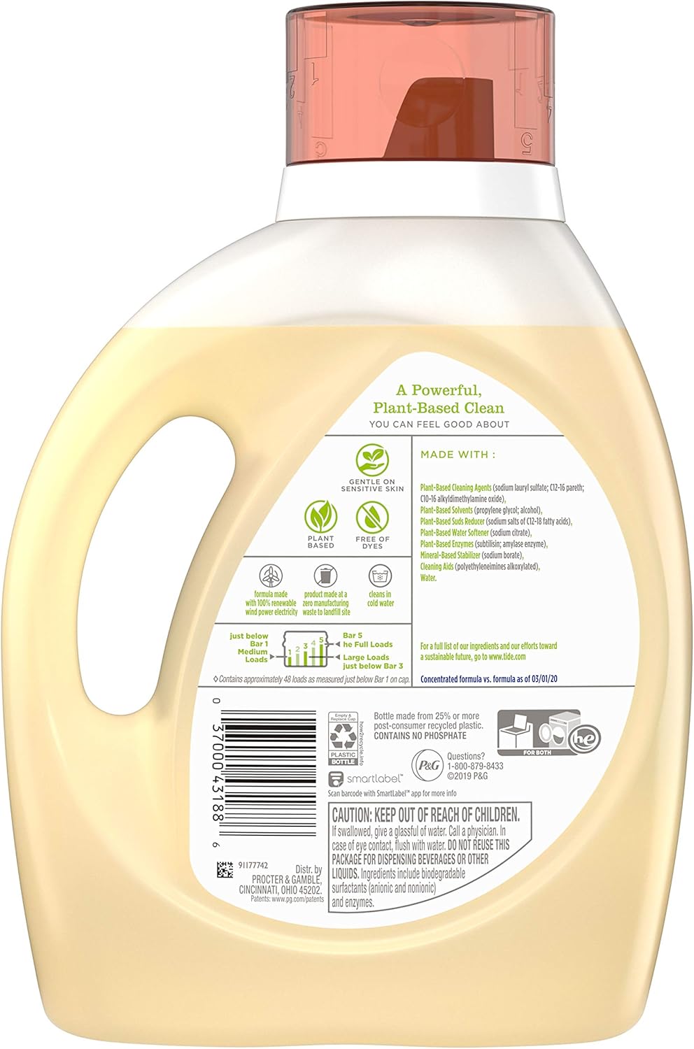 Unscented Plant-based Liquid Laundry Detergent 69 fl oz Q877096