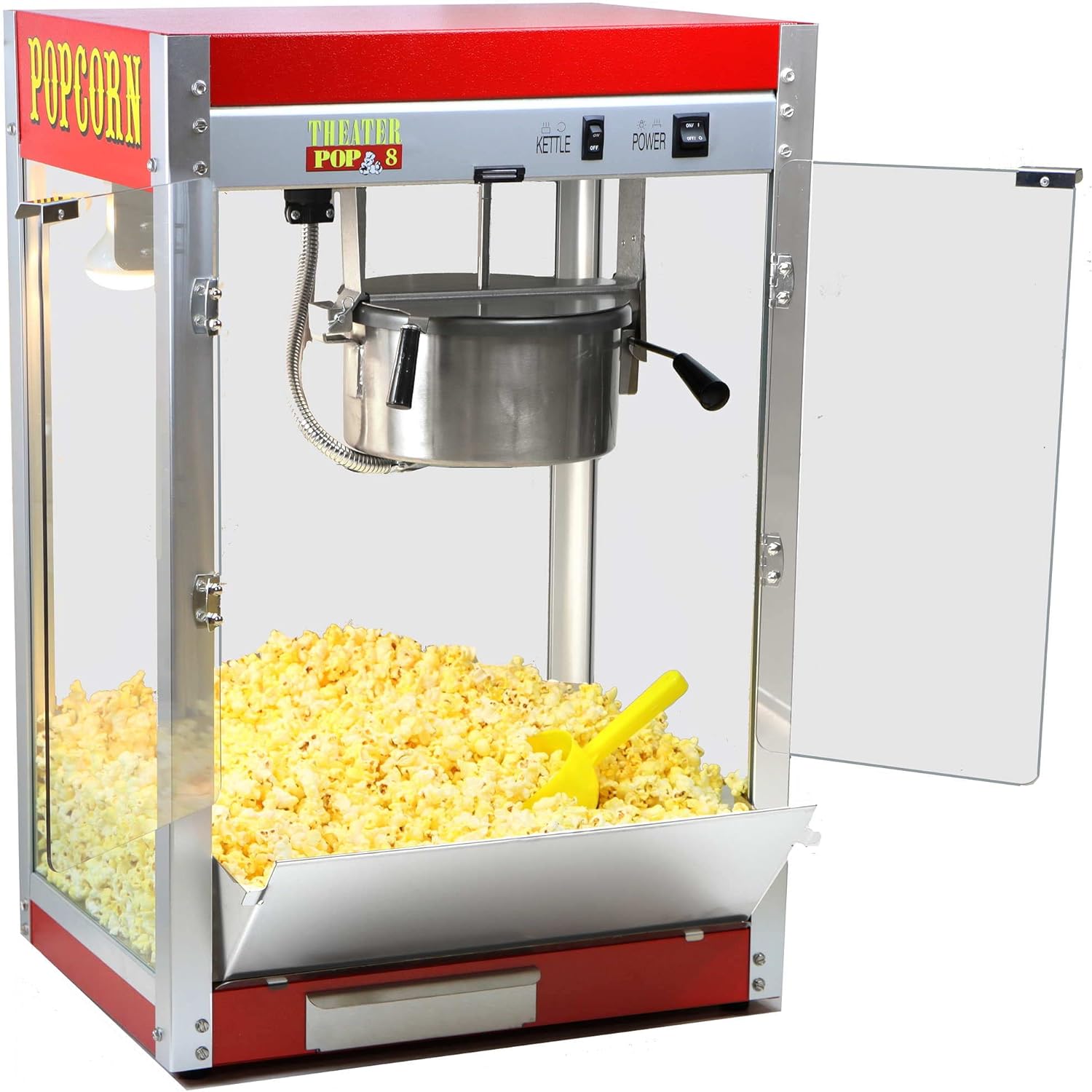 Red 8 Ounce Popcorn Machine L58036