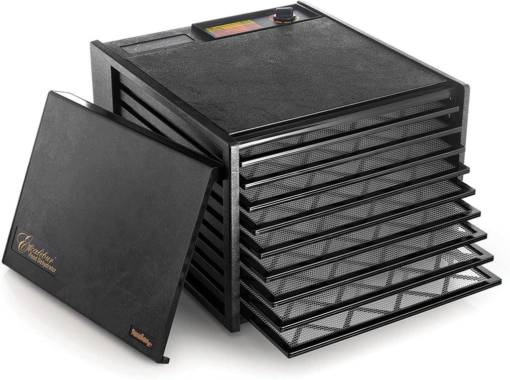 Black 9 Trays Electric Food Dehydrator 600 W R7645