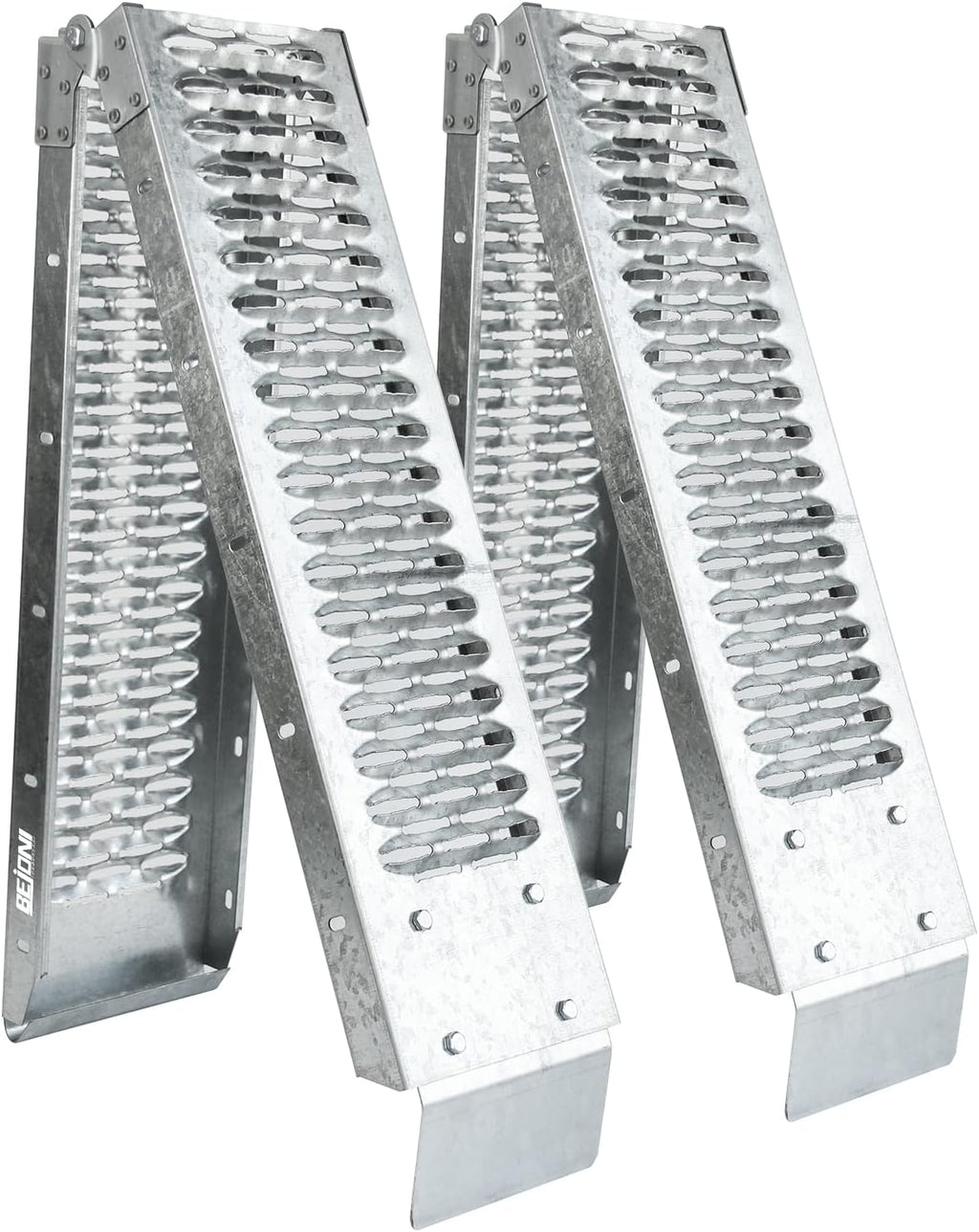 67'' x 8.7'' Folding Heavy Duty Steel Loading Ramps, 950 lb Capacity, 1 Pair O8697
