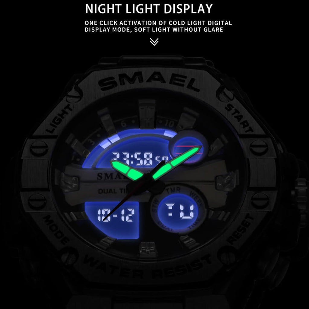 Waterproof Military Tactical Sports Wrist Watch with Led Luminous P823
