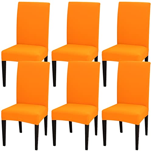 Set of 4 Stretch Spandex Parsons Chair Slipcovers (Pink) P47417