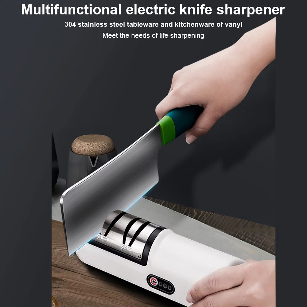 Electric Knife Sharpener 3 Speed Sharpening System E740882