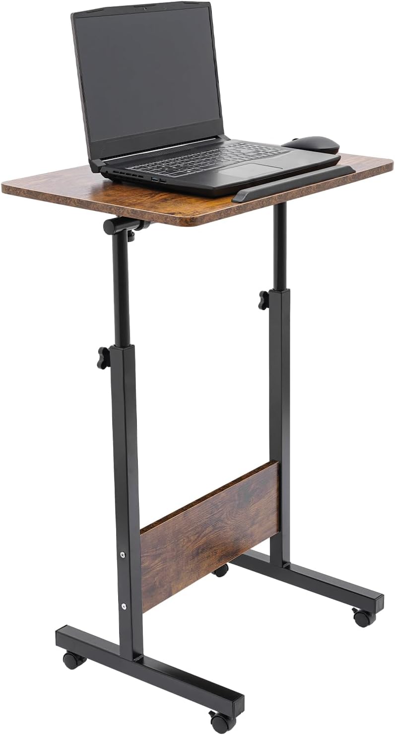 24 x 16 inch Adjustable Height Rolling Desk H2857