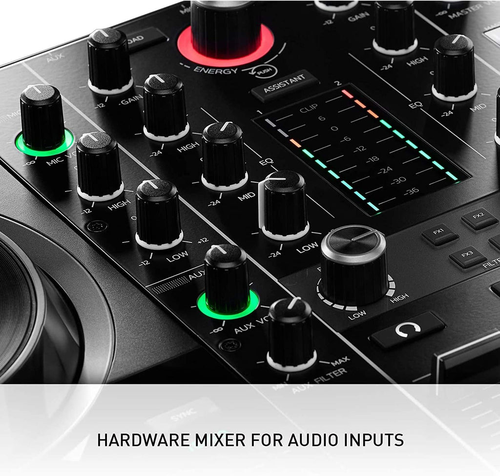 DJ Controller with DJ Headphones and Audio Cable M387