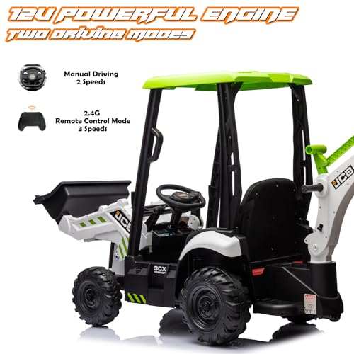 12V Yellow Electric Ride on Tractor Truck with Remote Control L4916