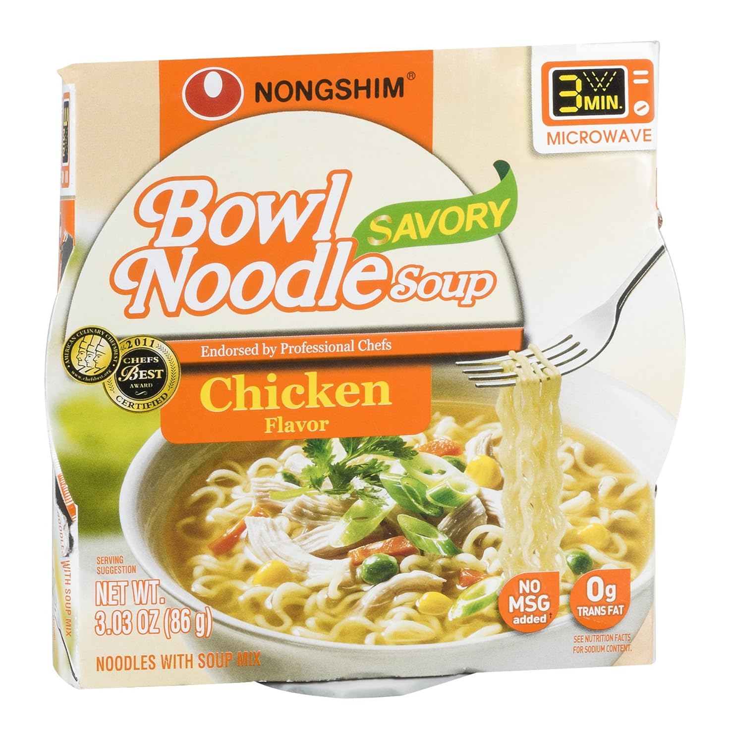 Chicken Bowl Noodle Soup 3.03 OZ (Pack of 24) E3175