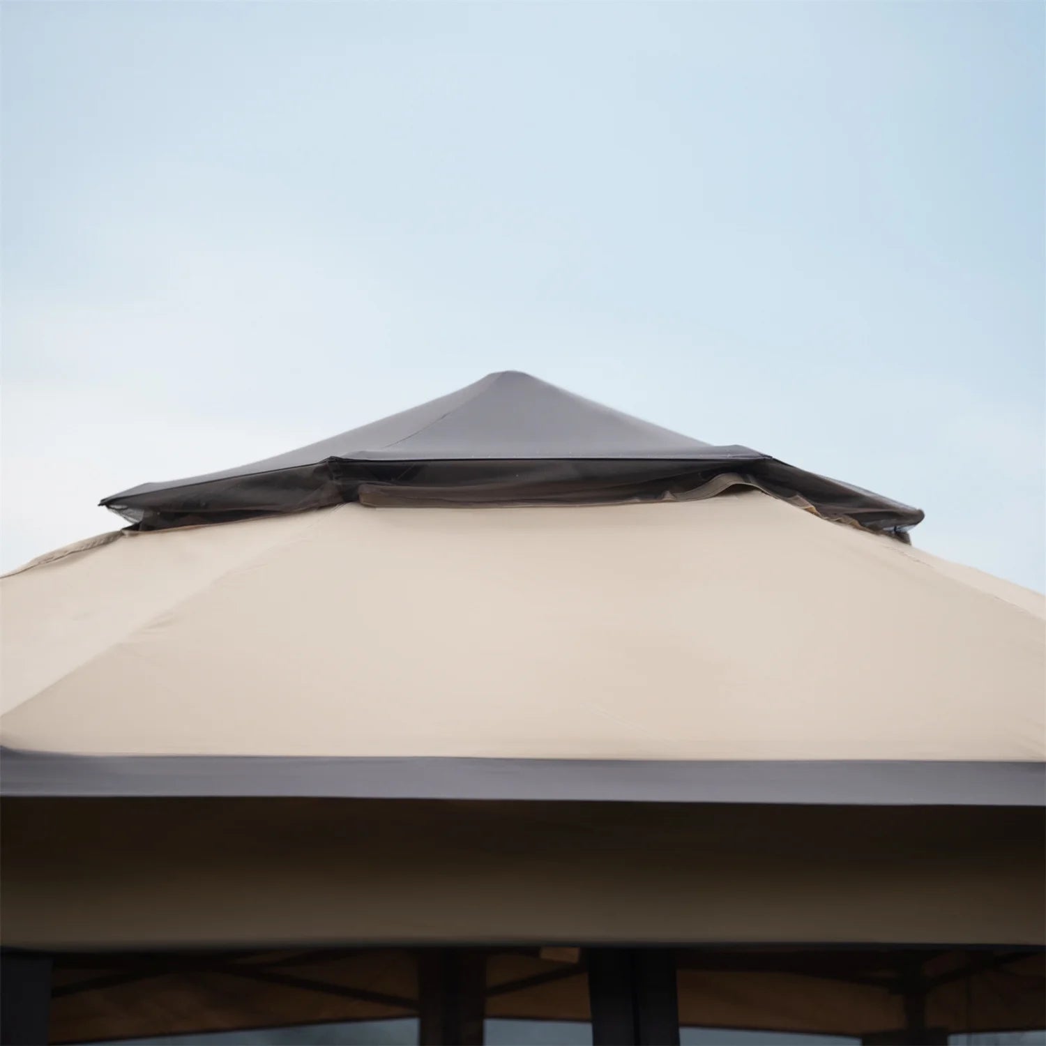 13x13FT Outdoor Gazebo with Mosquito Netting Sidewalls D1096