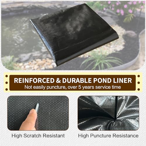 Reinforced 5-layer PE pond liner (0.63oz/sq ft) U853