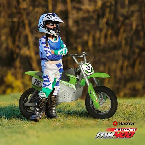 Green Electric Dirt Bike F1300