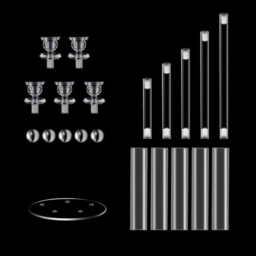 10pcs Black 5 Arms Candelabra Centerpieces L45621