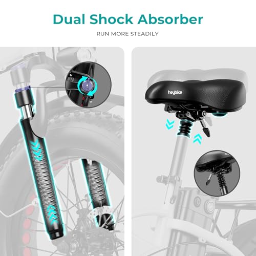 20" Electric Bike with 1000W Peak Motor, 624WH Removable Battery, Folding Fat Tire Bike W993