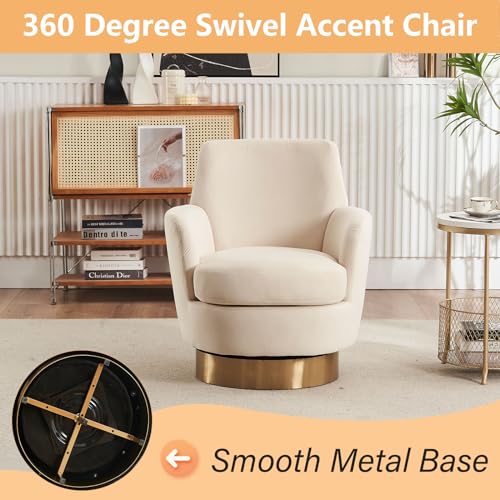 Orange Velvet Swivel Barrel Chair Set of 2 C90333