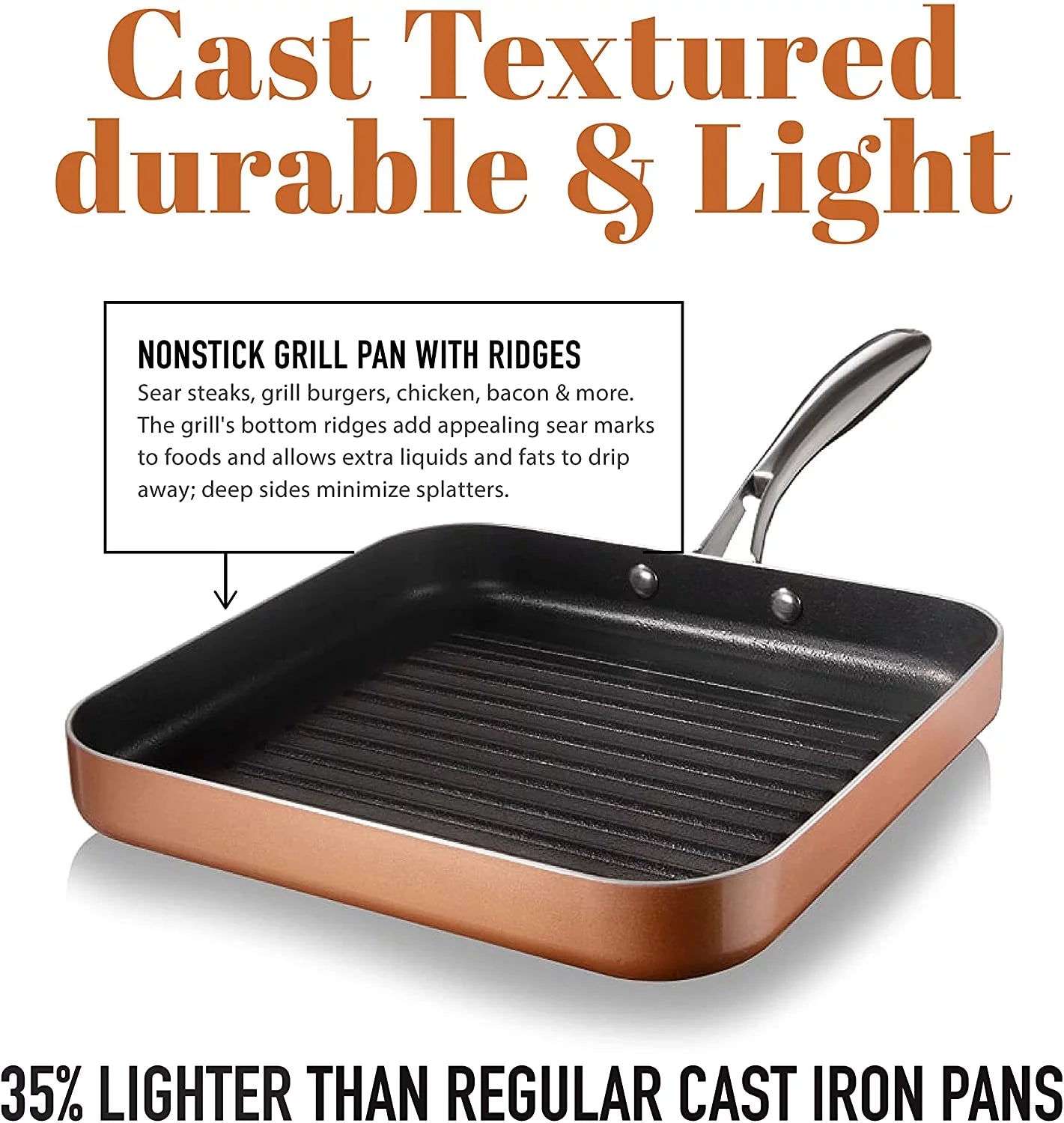 Nonstick Grill Pan, 10.5 inch Q779006