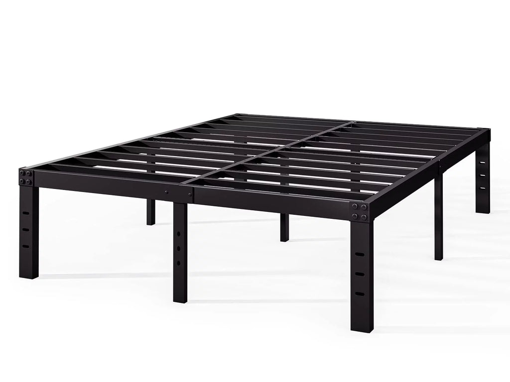 14" Queen Metal Bed Frame with Steel Slats E7114