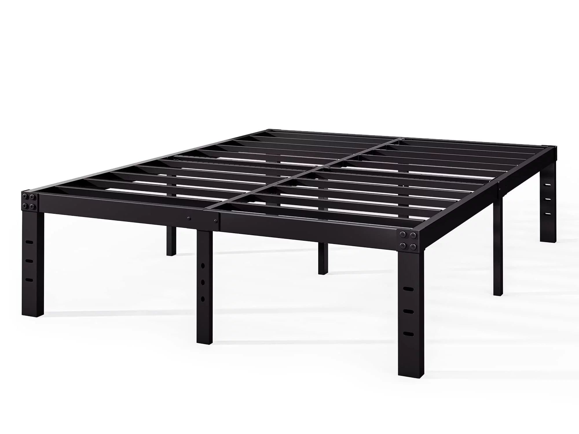 14" Queen Metal Bed Frame with Steel Slats E7114