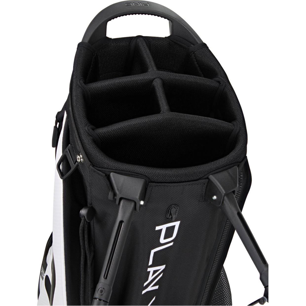 White Black Stand Bag O771