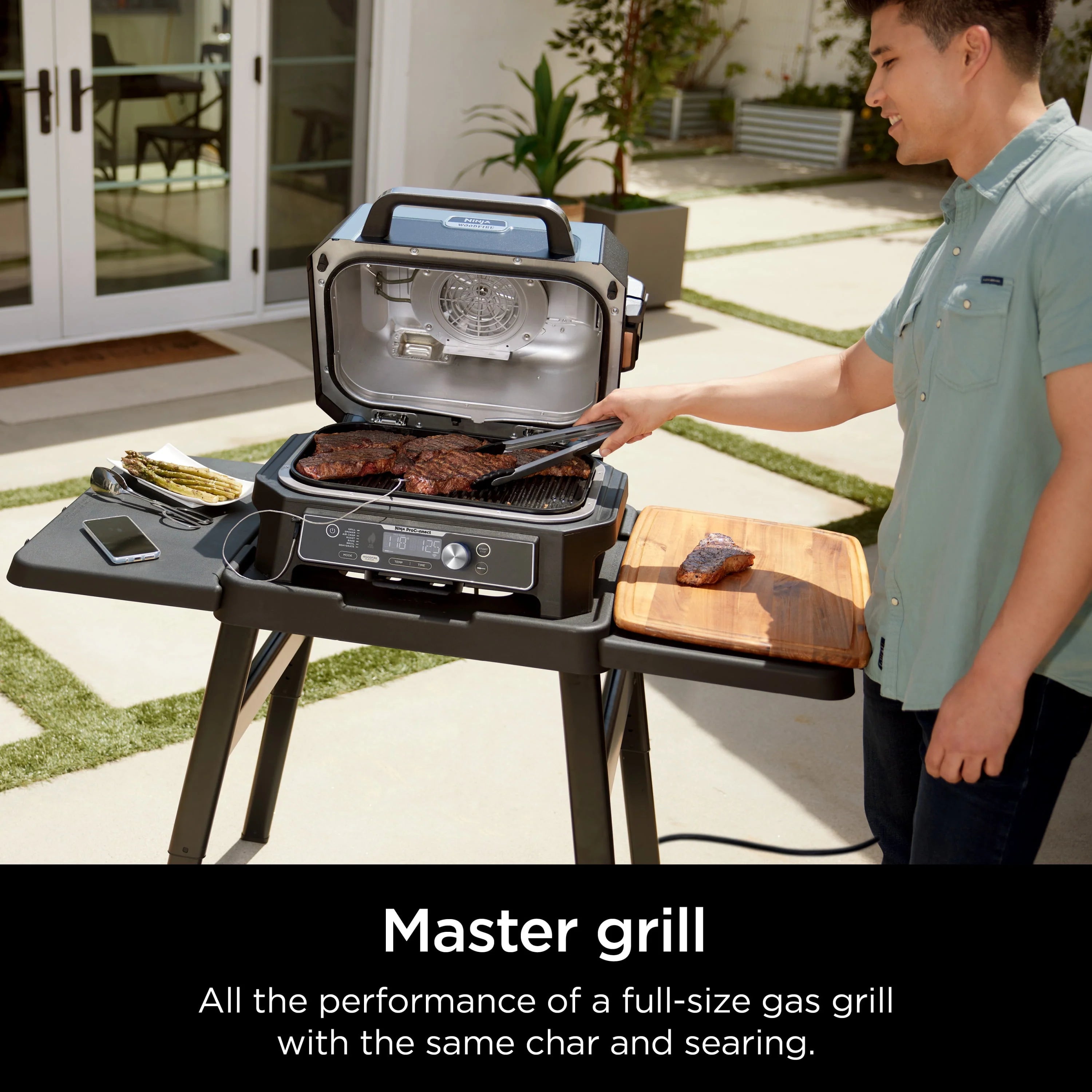 Outdoor 7-in-1 Grill & Smoker Y316580