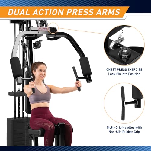 Multifunctional Workout Station 100lbs to 200lbs Stack Home Gym W8663