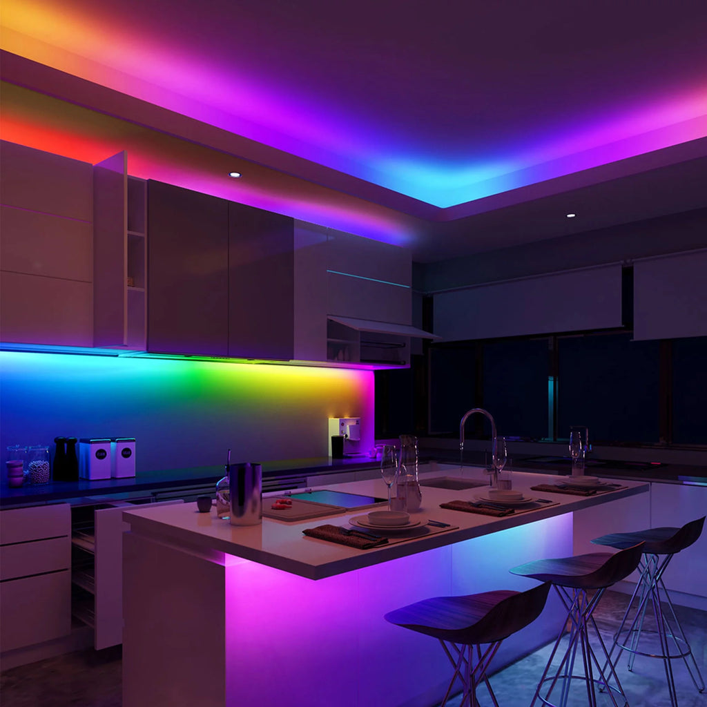 9.8ft Wi-Fi RGBIC LED Strip Light W692323