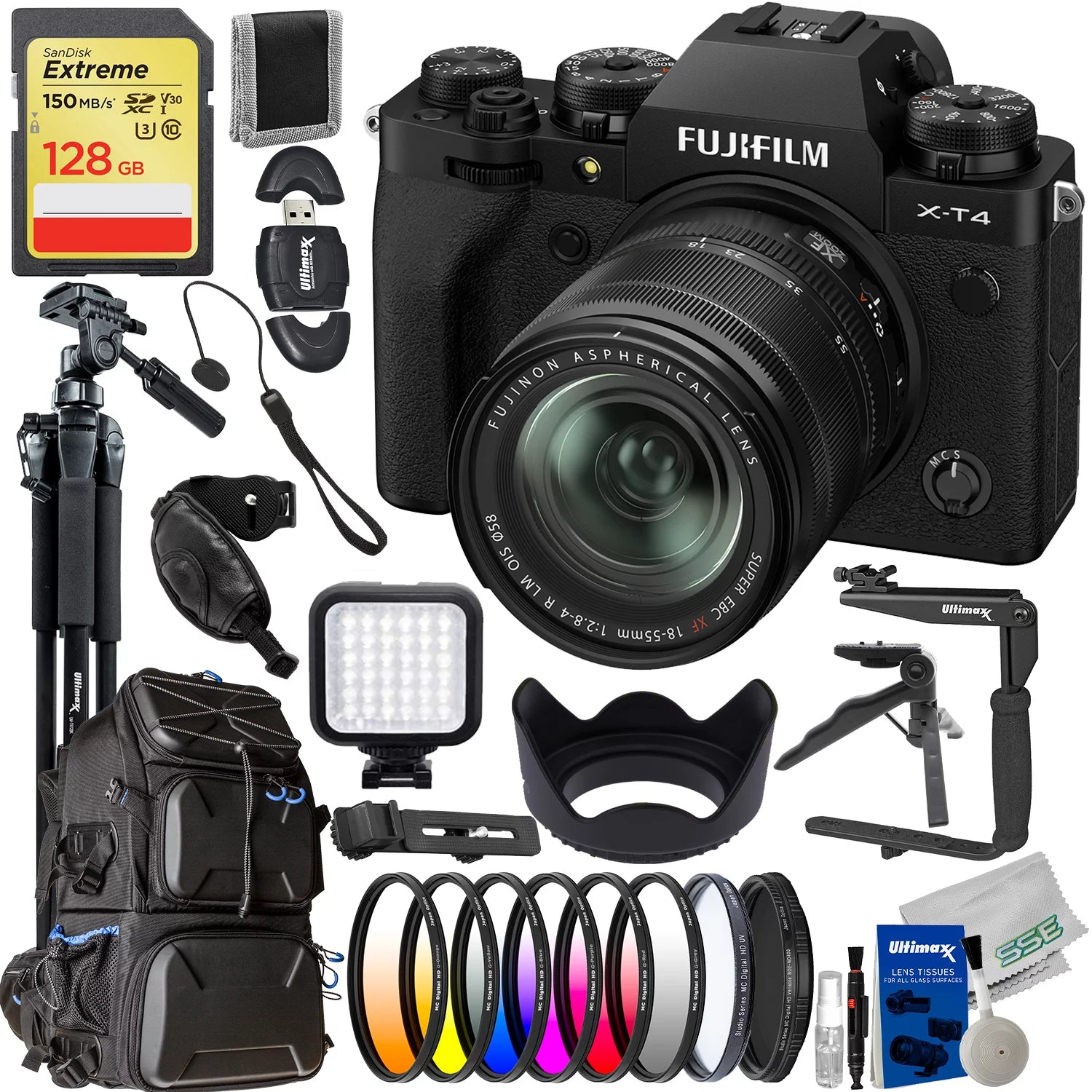 Black Mirrorless Camera with 18-55mm Lens K467185