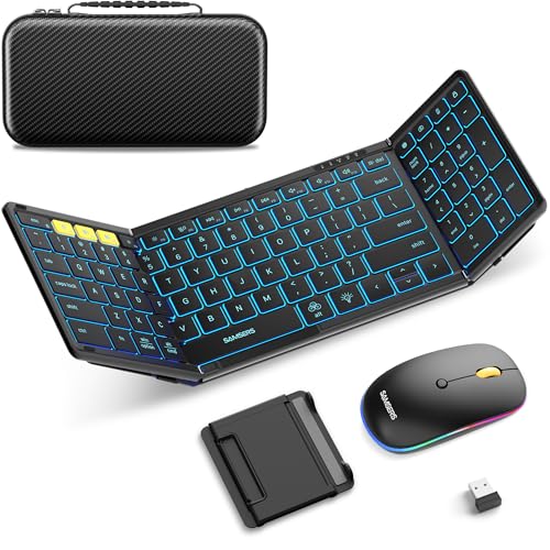 Foldable Bluetooth Keyboard and Mouse Combo B914