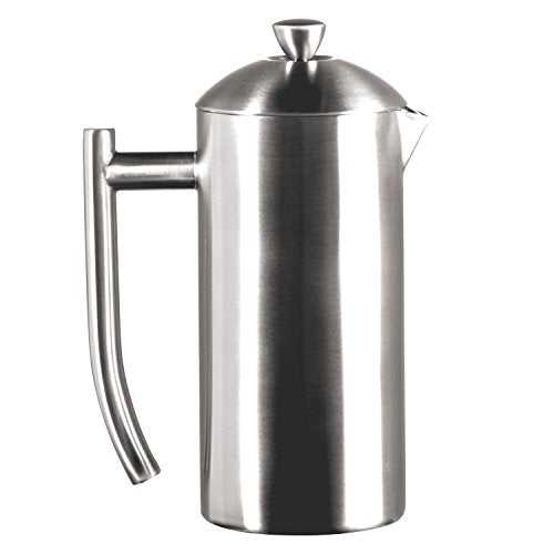 Polished 17 Ounces Double-Walled Stainless-Steel French Press Coffee Maker S741