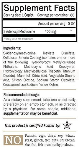 SAM-e 400mg 30 Enteric Coated Caplets M2623
