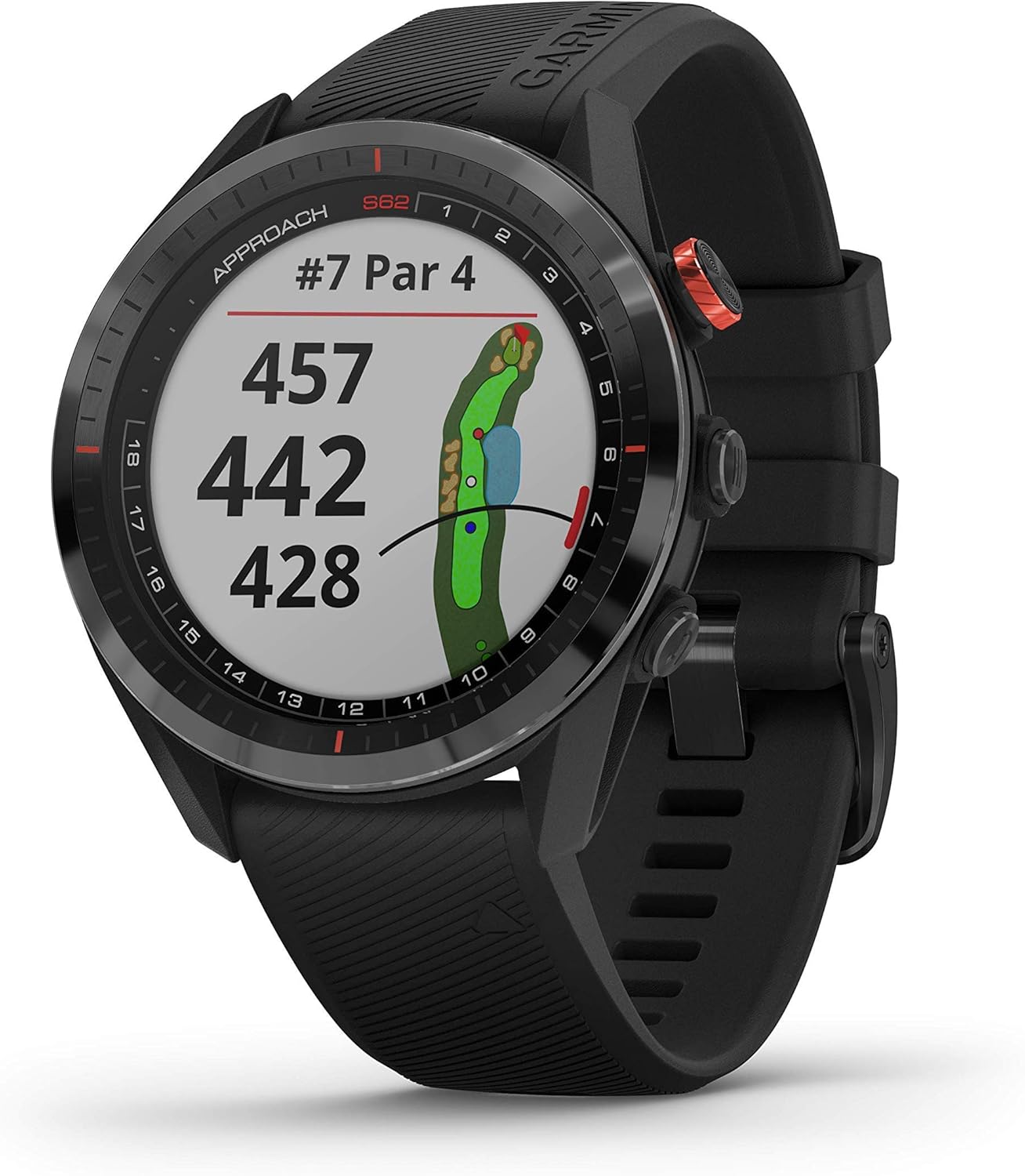 Black Golf GPS Watch K80056