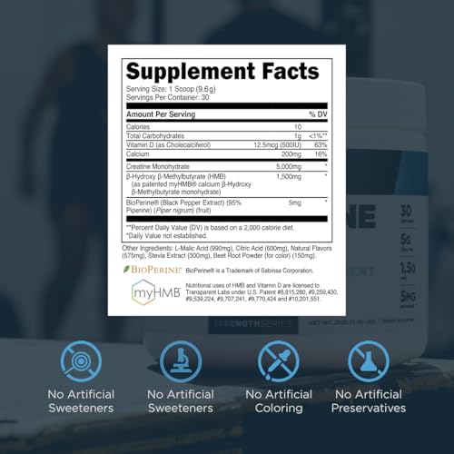 Creatine HMB (30 Servings, Tropical Punch) & Creatine HMB (30 Servings, Unflavored) P940141