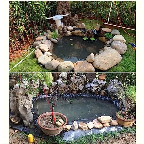 Black HDPE Pond Liner 0.13mm 10x10m Y4734