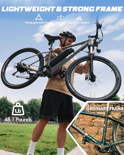 21-Speed Electric Mountain Bike with 350W Motor and Removable Battery K935