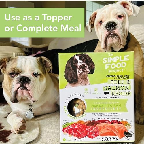 3 Pack 1oz Freeze Dried Raw Dog Food Topper B134
