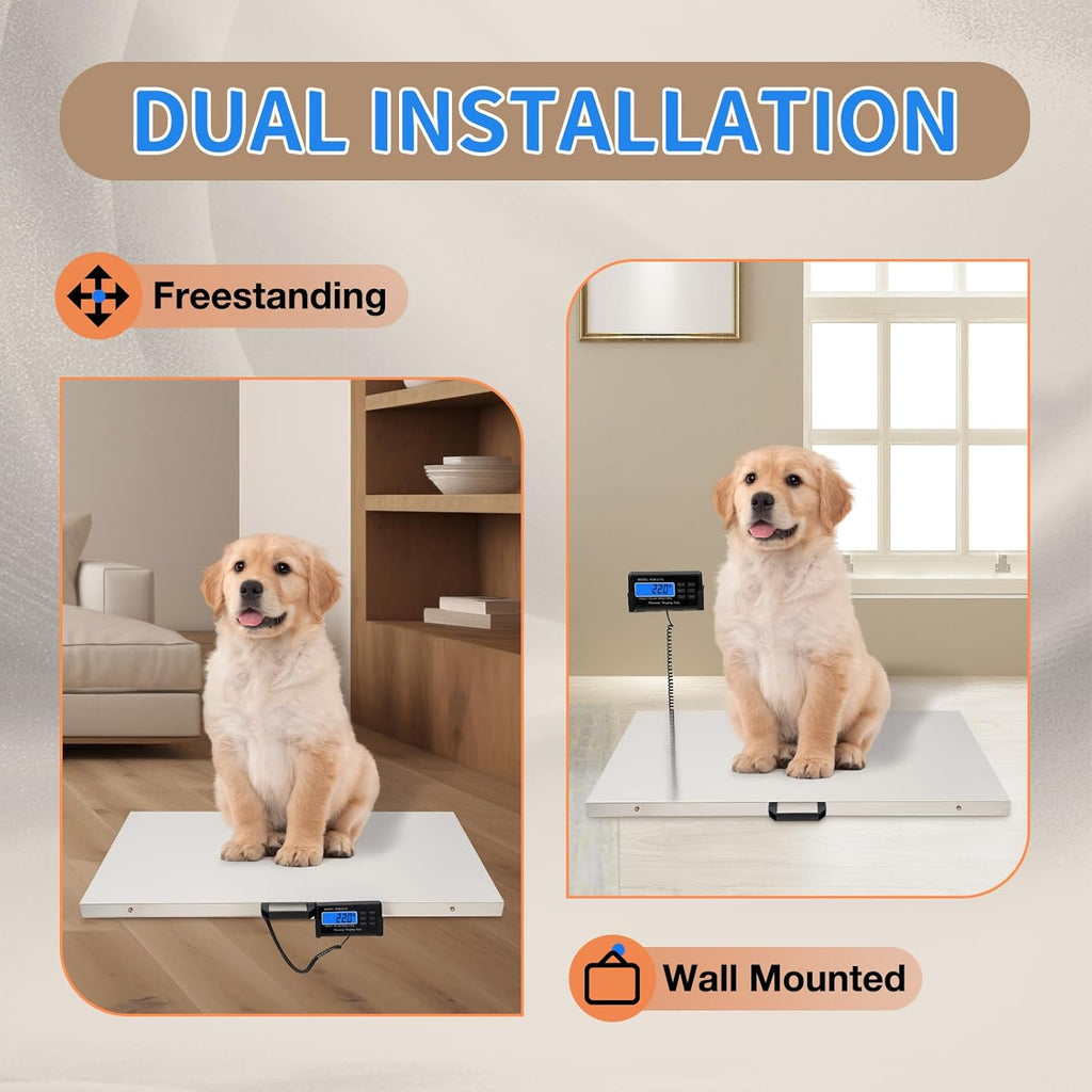660Lbs x 0.2Lbs Digital Pet Weight Scale S689