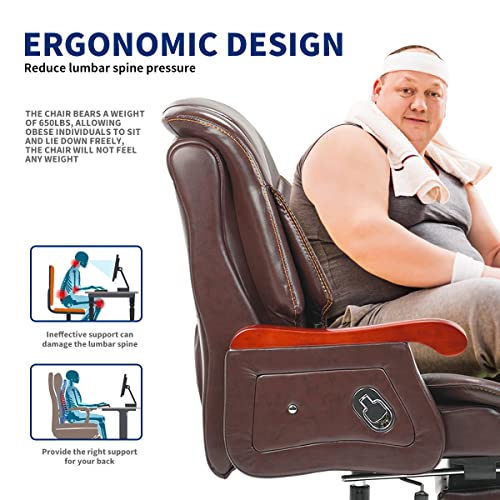 High Back Genuine Leather Office Chair G262073