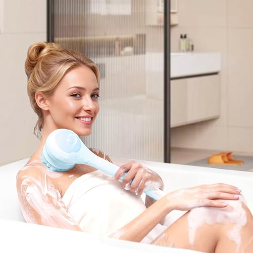 Waterproof Rechargeable Electric Body Brush with 3 Heads and 2 Speeds B789691