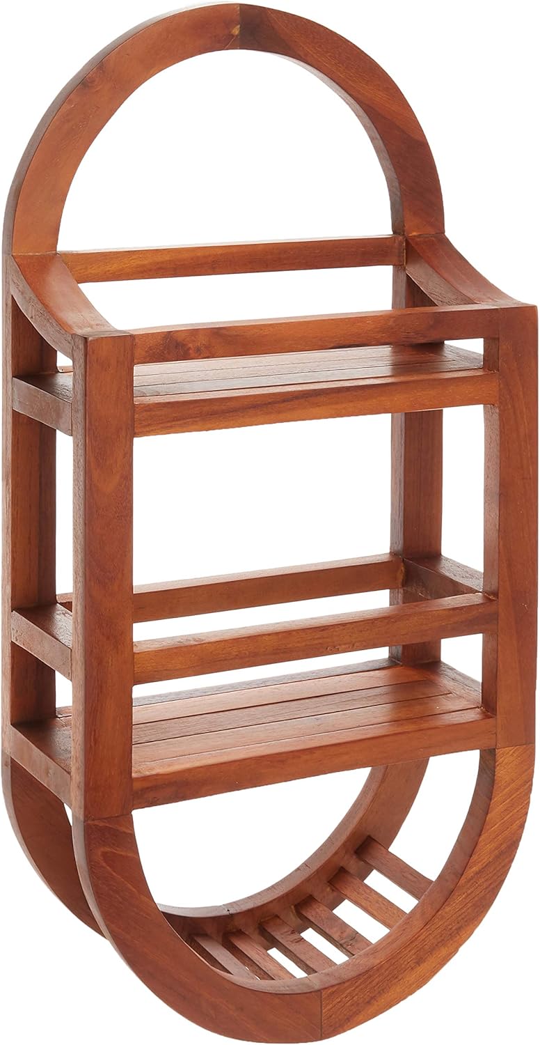 Teak Shower Caddie Storage Organizer, 24" B6793