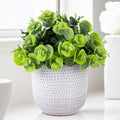 2 Pack Artificial Succulents in Ceramic Planters Fake Greenery Potted X58438