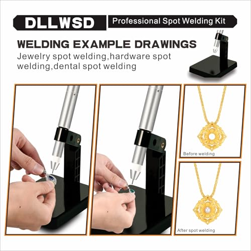100A Pulse Arc Spot Welder Kit for Gold Silver Welding L785147