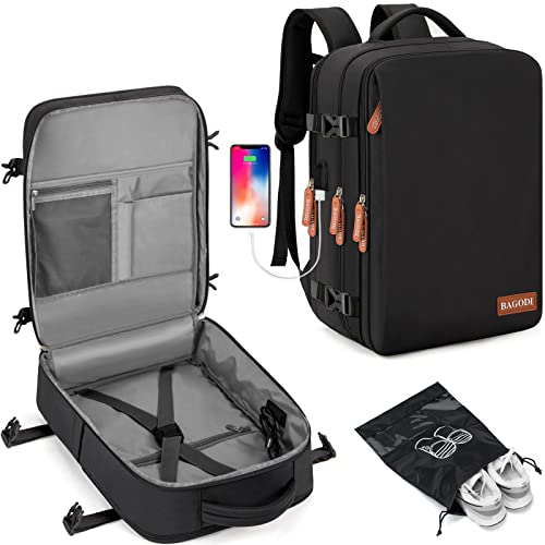 15.6 Inch Waterproof 40L Laptop Backpack (Black) H2529