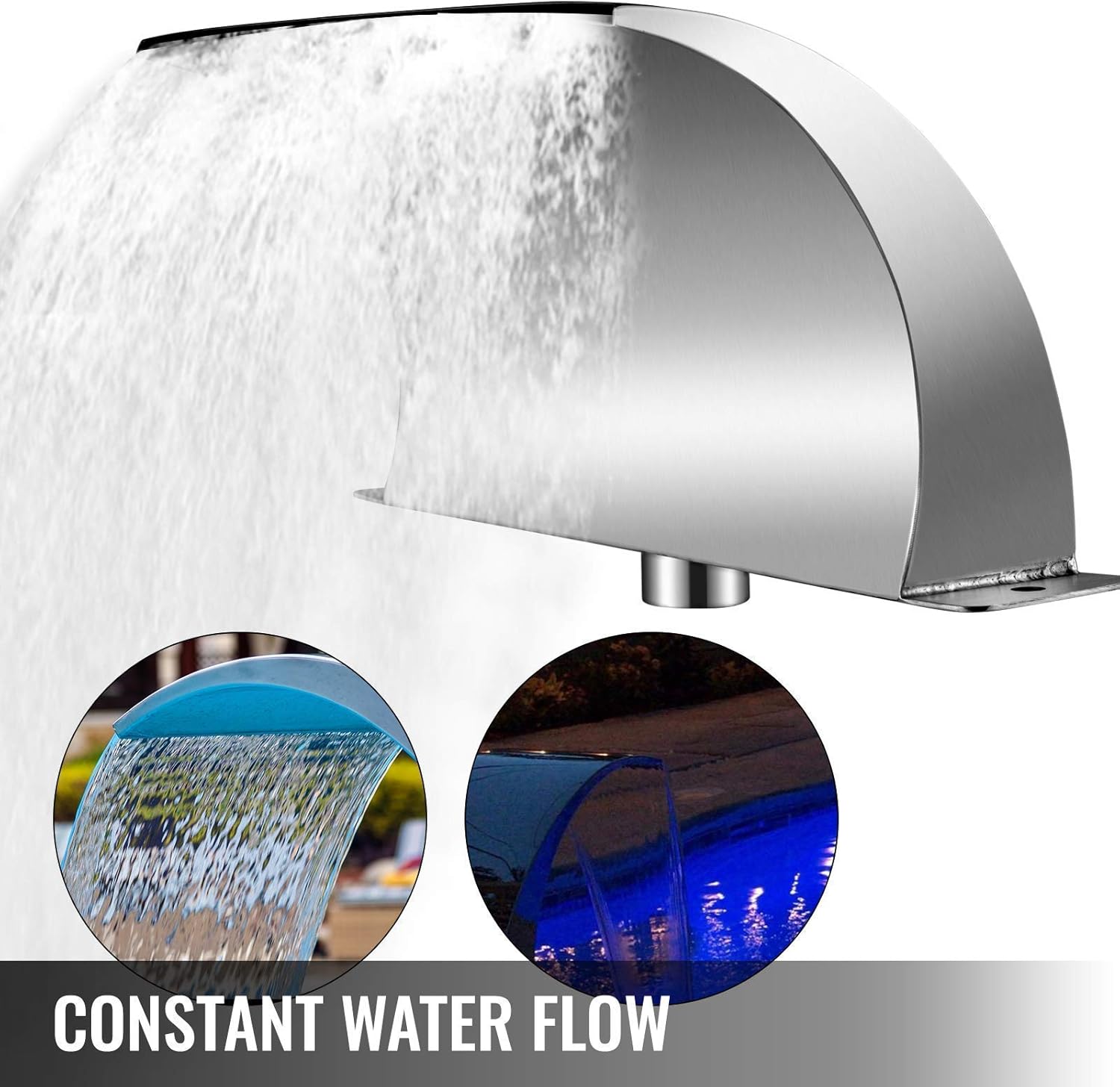 Pool Fountain Stainless Steel 7.9X4.5 Inch Y8012