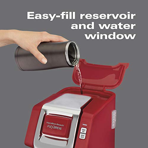 Black & Chrome Single-Serve Coffee Maker I837