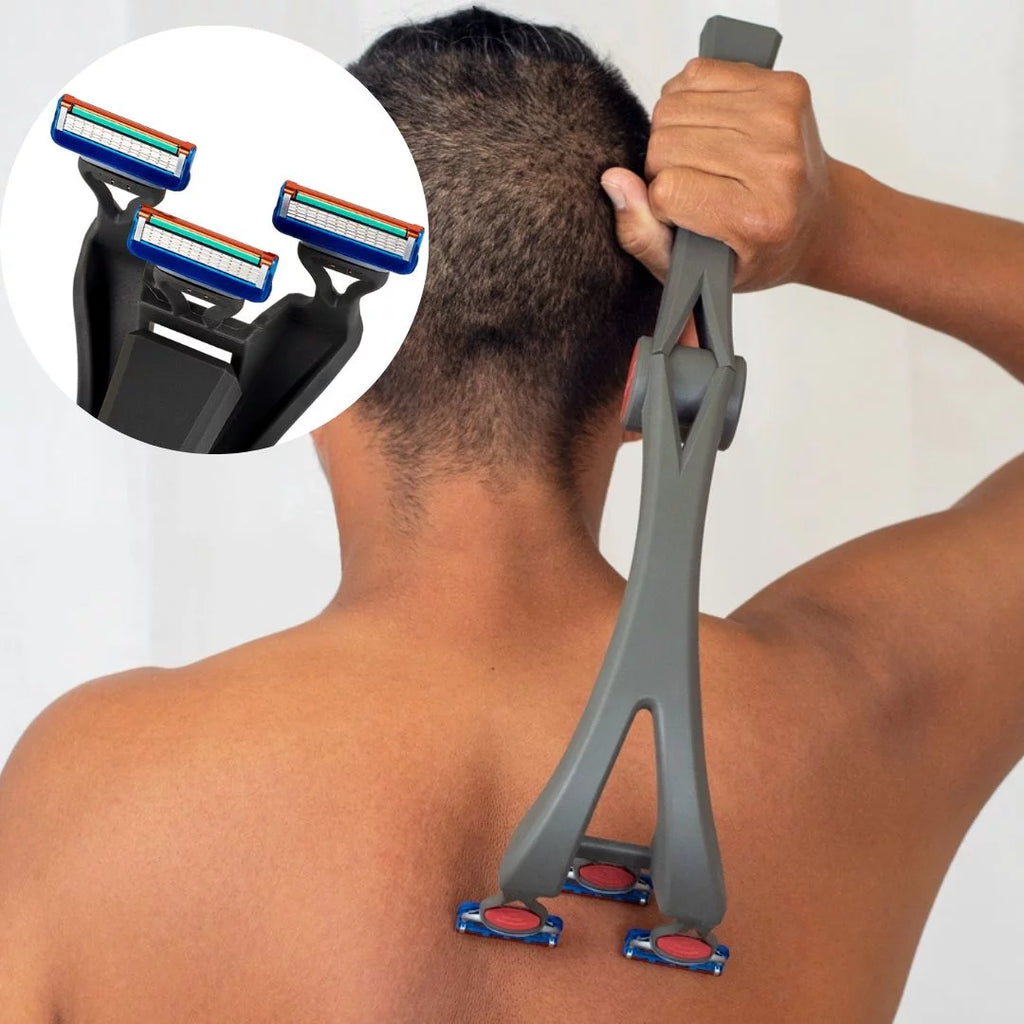 Back Shaver with Razor Extension Handle for 3 5-Blade Cartridges N5513