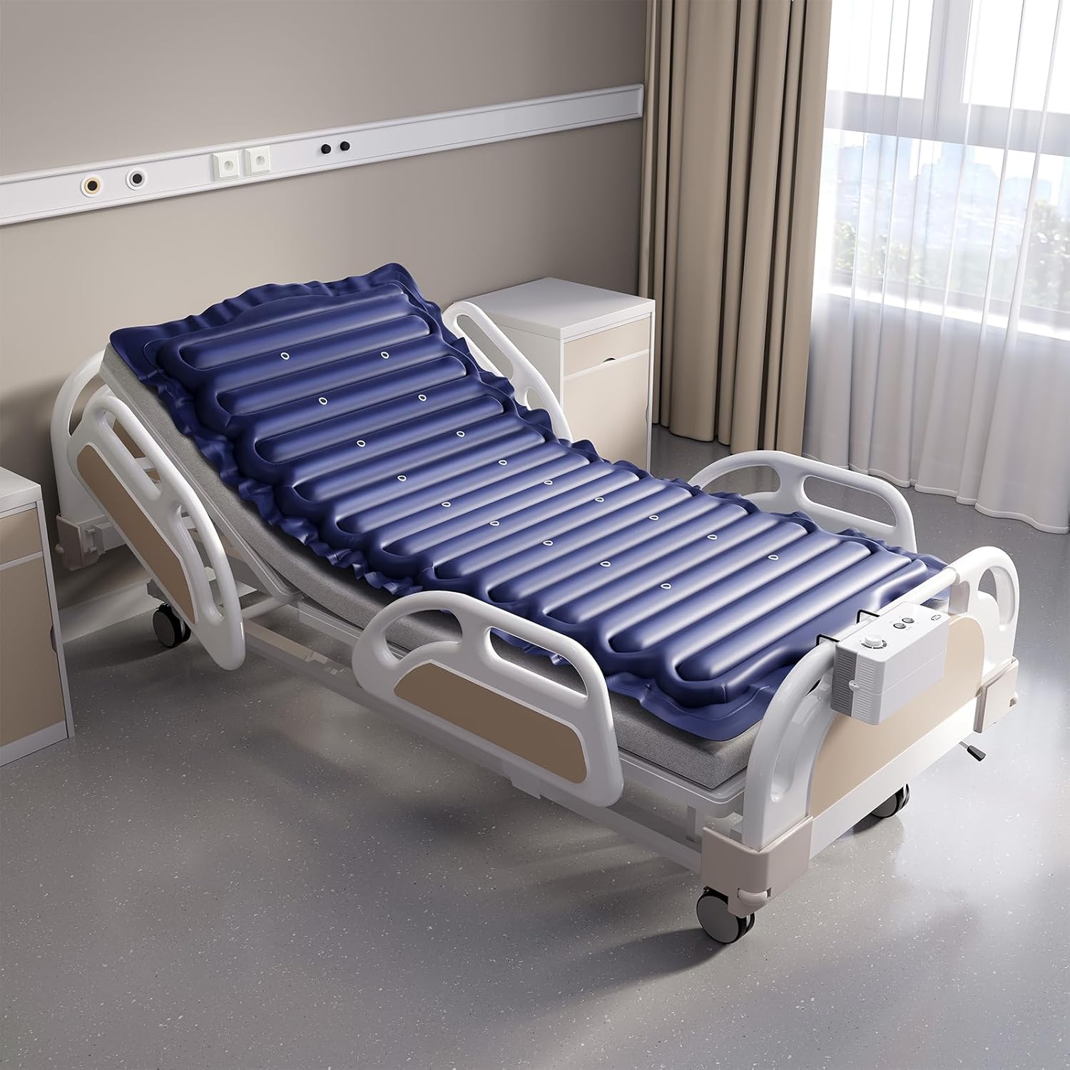 Alternating Air Pressure Mattress Pad with Adjustable Pump L900