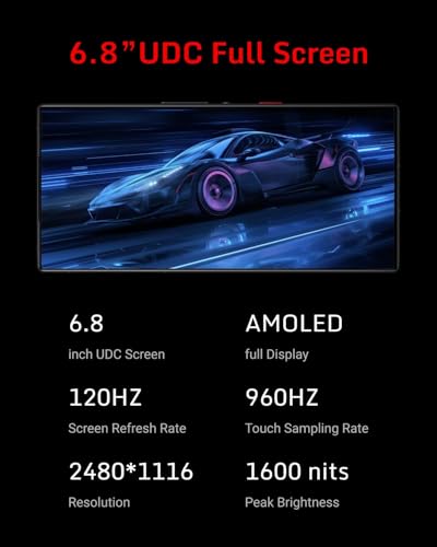 Transparent 5G Gaming Smartphone, 16+512GB, 7050mAh N5012